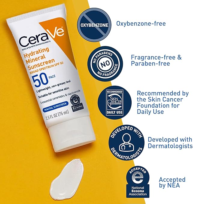 ZippFree™ SunShield Mineral Sunscreen SPF 50 — Reef-Safe Daily Defense Features: